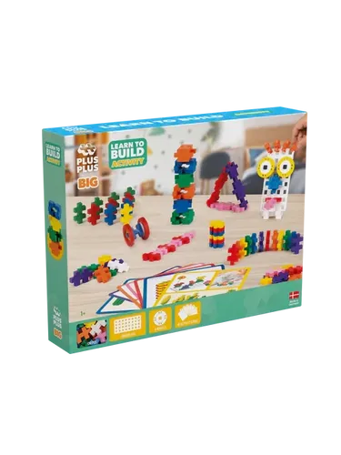 פלוס פלוס ביג לומדים לבנות 130 חלקים - Plus Plus