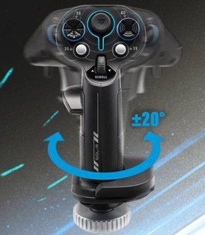 בקר טיסה ללא בסיס Thrustmaster Sol-R 3 AVA Add-On Grip PC