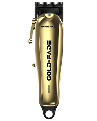 מכונת תספורת מקצועית BarberPRO Gold-Fade – ברבר פרו
