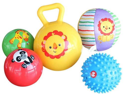   מארז 5 כדורי פעילות ותחושות Fisher Price
