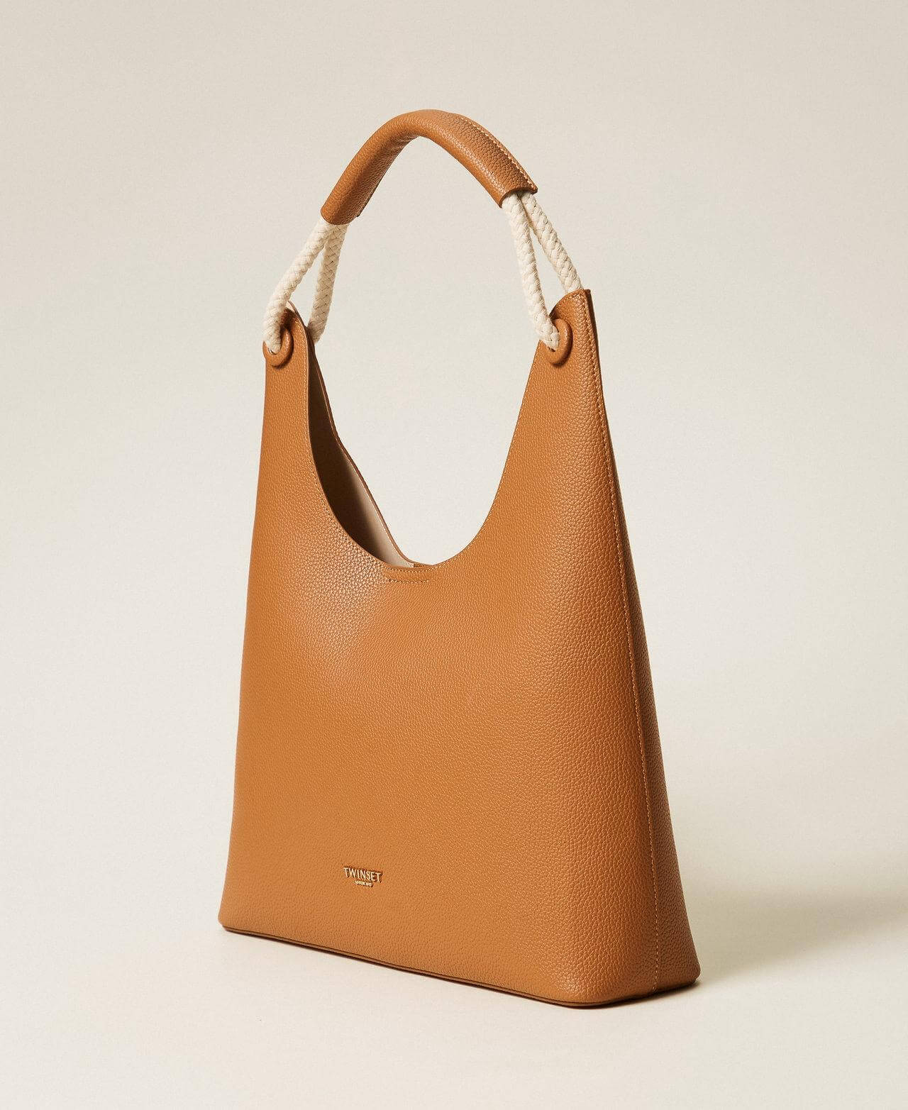 Hobo bag with rope handle