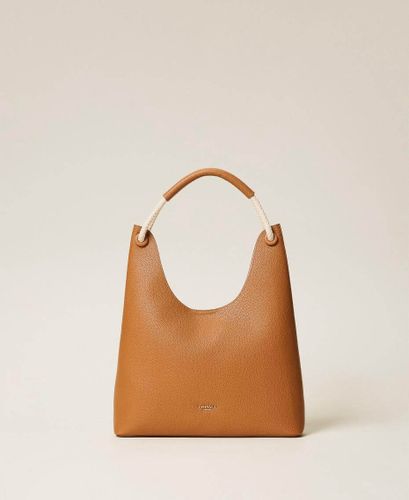 Hobo bag with rope handle