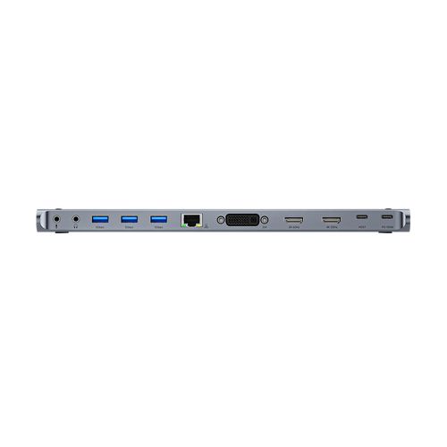 תחנת עגינה אוניברסלית  Unitek uHUB11+ USB-C DisplayLink 4K Docking Station