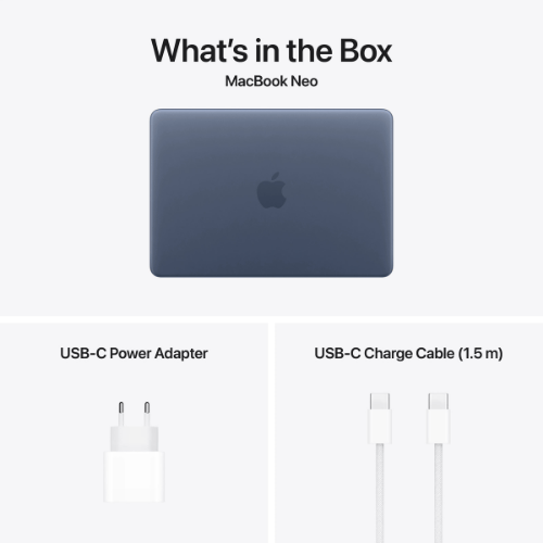 מחשב נייד 13 אינץ' צבע כחול Apple MacBook Neo 256GB MHFF4HB/A