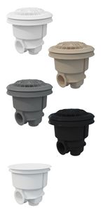 יניקה עגולה אנטי וורקס  PVC "2 אבן פחם ASTRALPOOL  NORM 200 56382CL144         