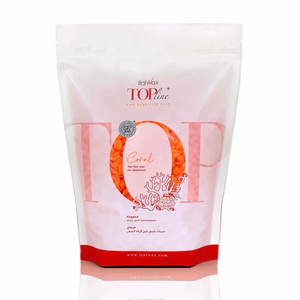 ItalWax שעווה מתקלפת פתיתים 750גרם – קורל כתום סדרת טופ ליין