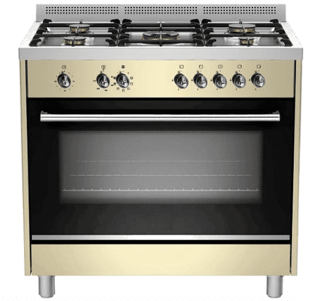 תנור משולב כיריים 90 ס”מ SAUTER סאוטר דגם SOC9070CR צבע קרם שמנת | יבואן רשמי
