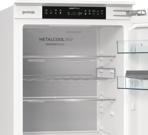 Gorenje NRKI519E82 - מקרר אינטגרלי משולב מקפיא תחתון 284 ליטר גורניה