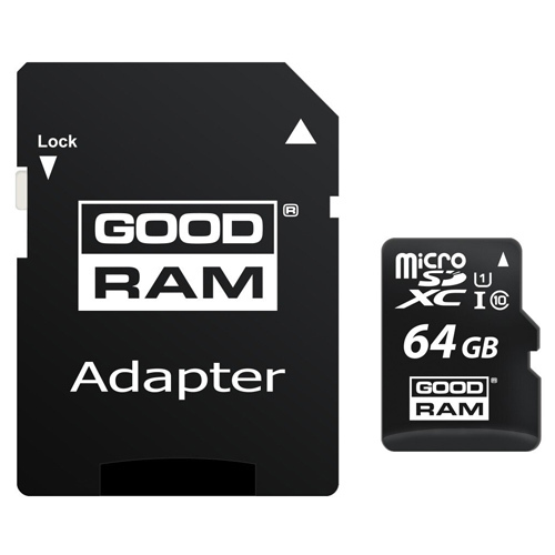כרטיס זיכרון GOODRAM M1AA Micro SDHC 64gb UHS-1 c-10 U1