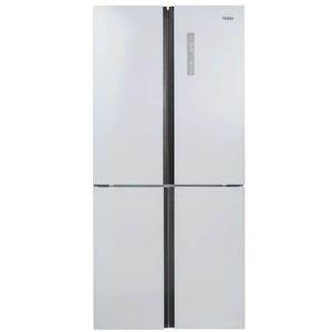 מקרר 4 דלתות Haier Open Space Inverter HRF5500FW כולל התקן שבת מובנה זכוכית לבן  519 ליטר רוחב: 83.3 ס"מ.