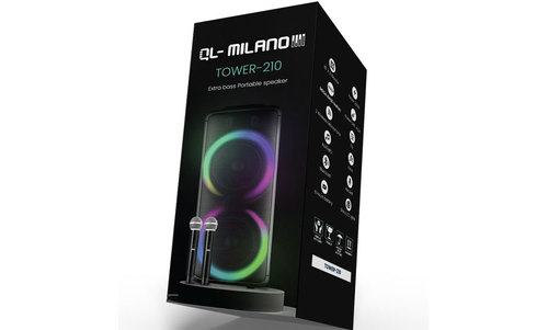 בידורית נטענת עוצמתית - QL Milano Tower 210