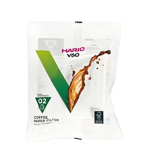 פילטר נייר HARIO V60 גודל 02
