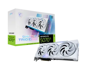 לוח אם RTX 5070 Ti 16G GAMING TRIO OC WHITE