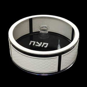 קופסא למצות עגול אקריליק