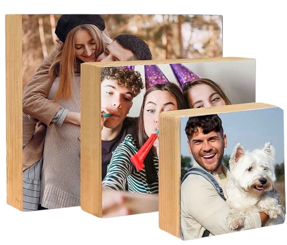 הדפסת תמונה על בלוק עץ 