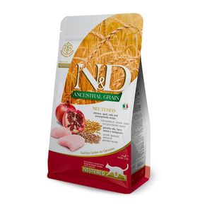 ND אנסס עוף רימון חתול מסורס 10 ק"ג