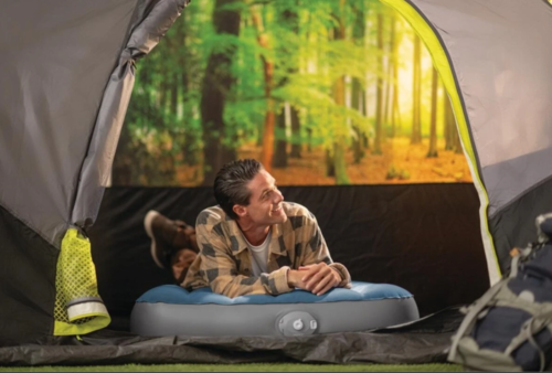 מזרן מתנפח יחיד עם משאבה נטענת INTEX  DURA-BEAM 64187