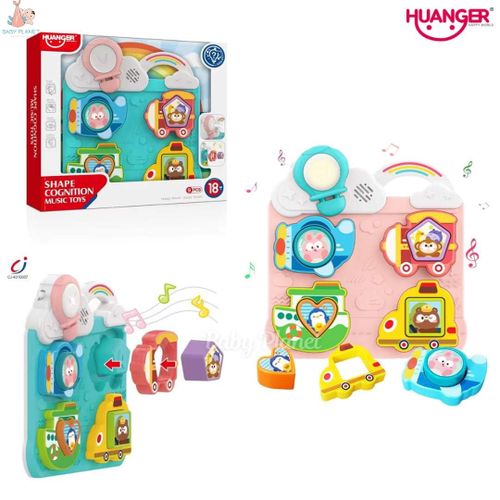 Huanger - צעצוע מיון צורות וצבעים מוזיקלי