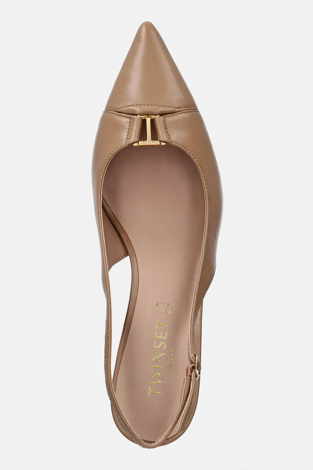 Leather sling backs