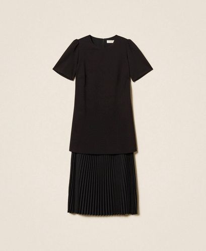 Recycled crêpe de Chine midi dress