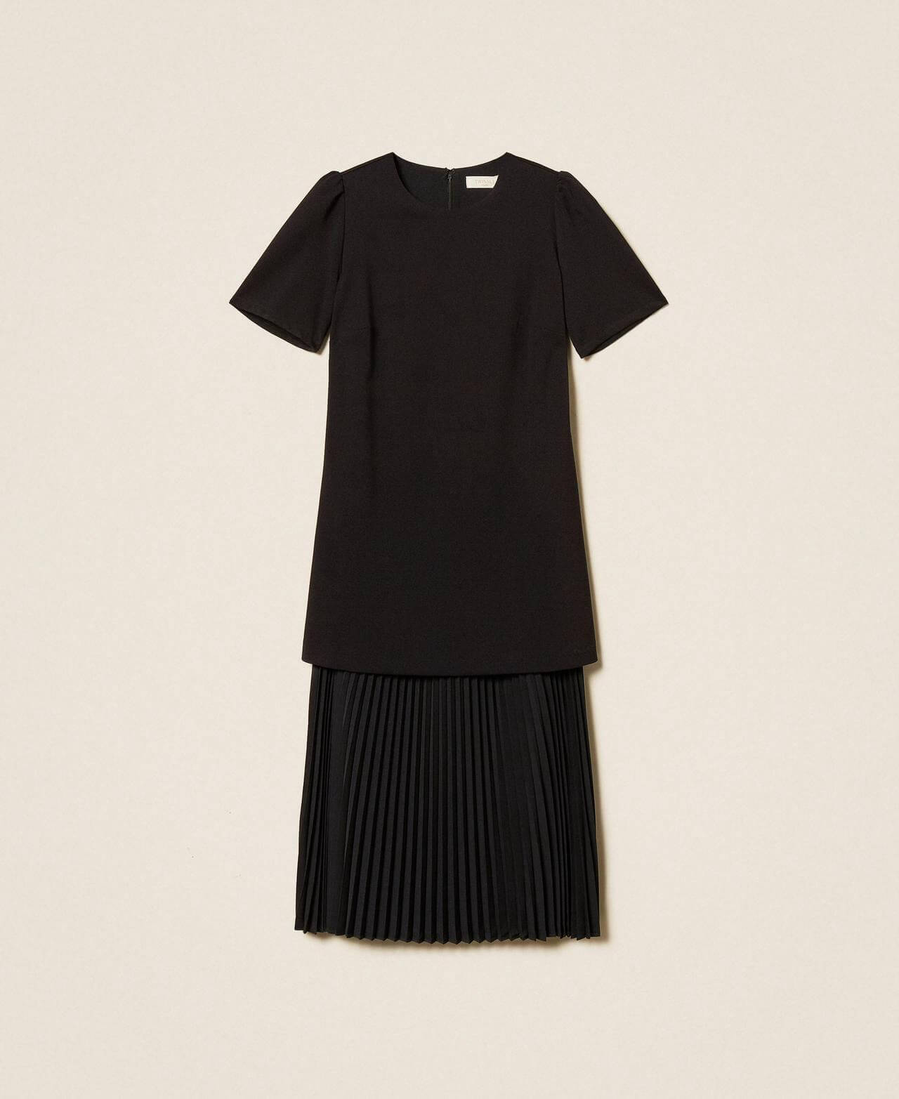 Recycled crêpe de Chine midi dress