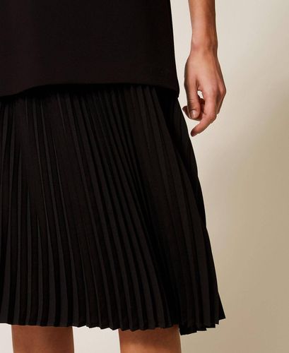 Recycled crêpe de Chine midi dress