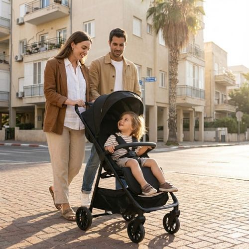 עגלת טיולון קלילה דגם קופר מגיל לידה - ירוק 