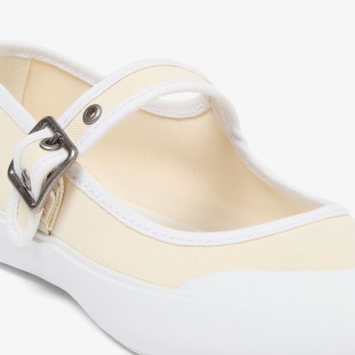 נעלי LACOSTE מידות 36-40.5 לנשים בגוון שמנת