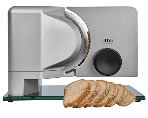 פורס מזון חשמלי עם סכין חלקה צבע כסוף Ritter Sinus2