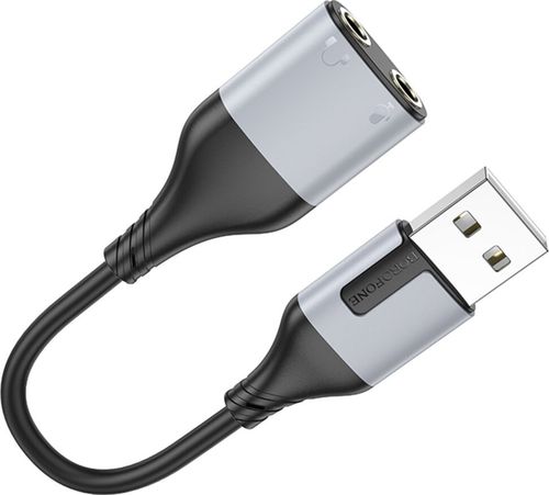 כרטיס קול חיצוני חיבור Borofone BV19 USB-A to 3.5mm 