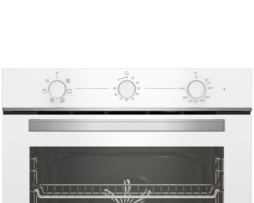 תנור בנוי מכני 72 ליטר דגם BBIE11100W בקו BEKO זכוכית לבנה | יבואן רשמי