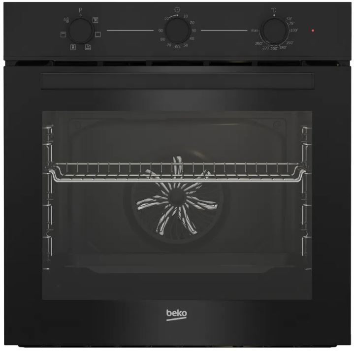 תנור בנוי מכני 72 ליטר דגם BBIE11100B בקו BEKO זכוכית שחורה | יבואן רשמי