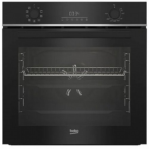 תנור בנוי 72 ליטר דגם BBIM13300X בקו Beko זכוכית שחורה | יבואן רשמי