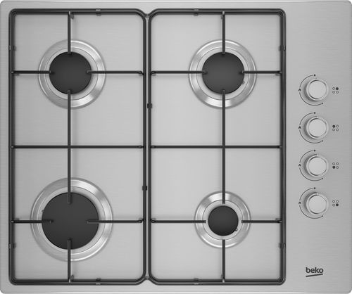 כיריים גז נירוסטה 4 להבות Beko בקו HIGG64124SX | יבואן רשמי