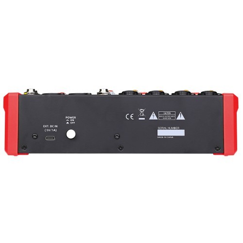 מיקסר 4 ערוצים מונו+ 2 סטיריאו עם אפקטים ICM MIX A48DSP