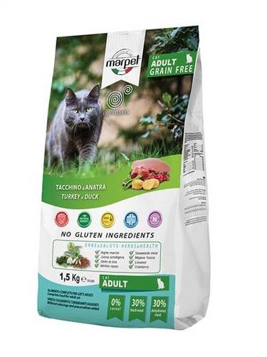 אקוליבריה לחתול בוגר הודו וברווז 1.5 קילוגרם