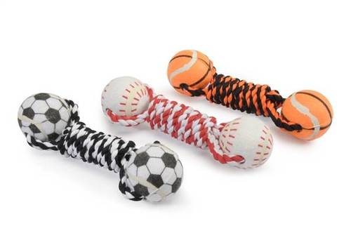 זוג כדורי ספורט עם חבל 16 ס