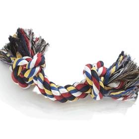 חבל דנטלי 2 קשרים צבעוני גדול 40 ס"מ 1 יחידה