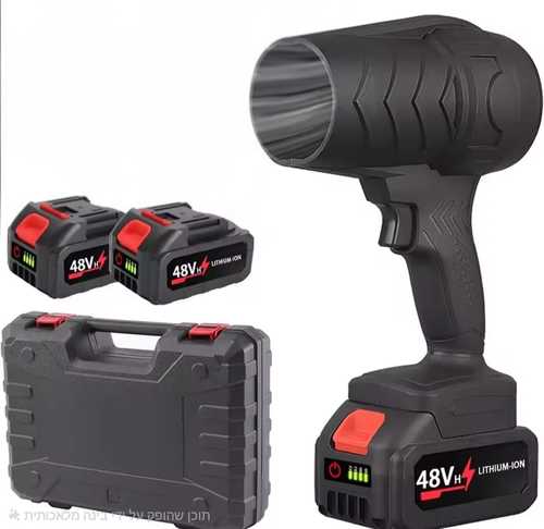 מפוח יד נטען טורבינה + סוללה אחת 2.0AH 