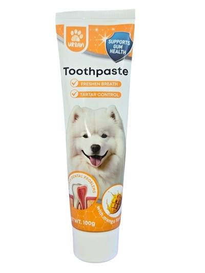 משחת שיניים לכלב ולחתול בטעם מנגו 100 גרם