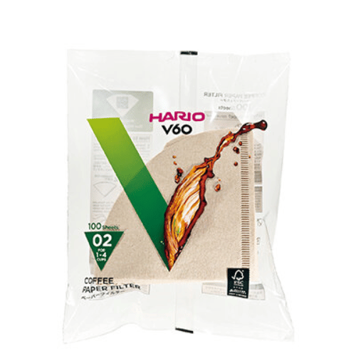 פילטר נייר HARIO V60 גודל 02 חום