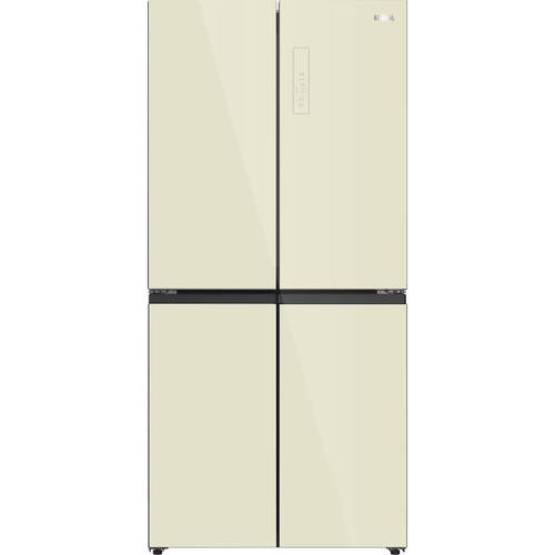 מקרר 4 דלתות - 601 ליטר General ג'נרל GE665GC זכוכית קרם