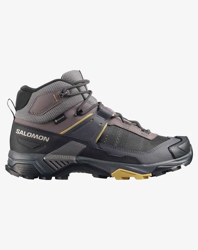 נעלי הרים X Ultra 5 Mid Wide Gx D.Guii Grey  מבית סלומון - SALOMON