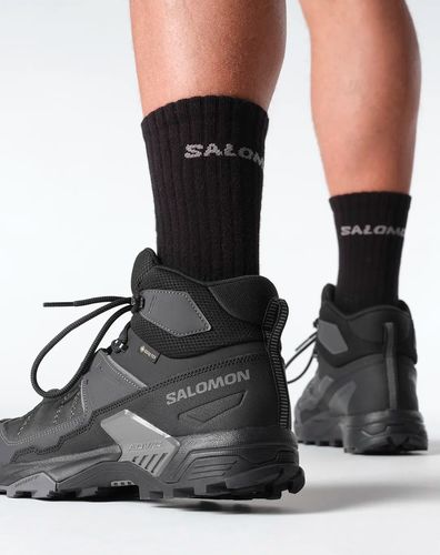 נעלי הרים X Ultra 5 Mid Wide Gtx Black מבית סלומון - SALOMON