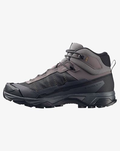 נעלי הרים X Ultra 5 Mid Wide Gx D.Guii Grey  מבית סלומון - SALOMON