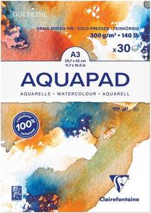 בלוק ציור גולדליין 300 גר 59.4/84.1 A1 אקוורל AQUAPAD