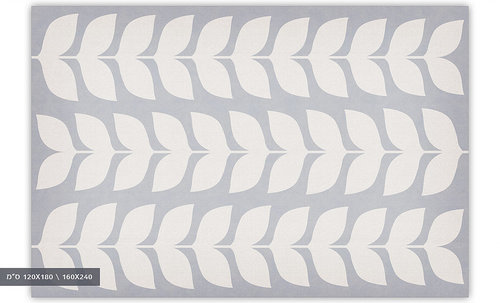 שטיח פעילות מעוצב לחדר ילדים Soft Mat במגע רך - יסמין אפור