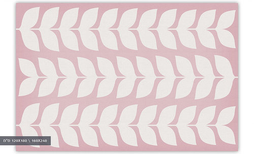 שטיח פעילות מעוצב לחדר ילדים Soft Mat במגע רך - יסמין ורוד