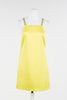 Short duchesse dress with embroidery