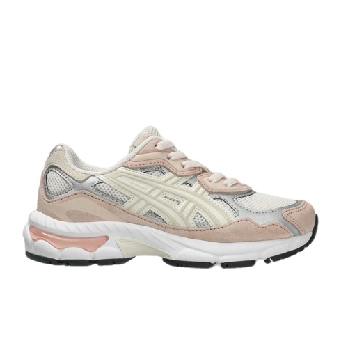 נעל ASICS מידות 27-35 לילדים בגוון קרם-ורוד